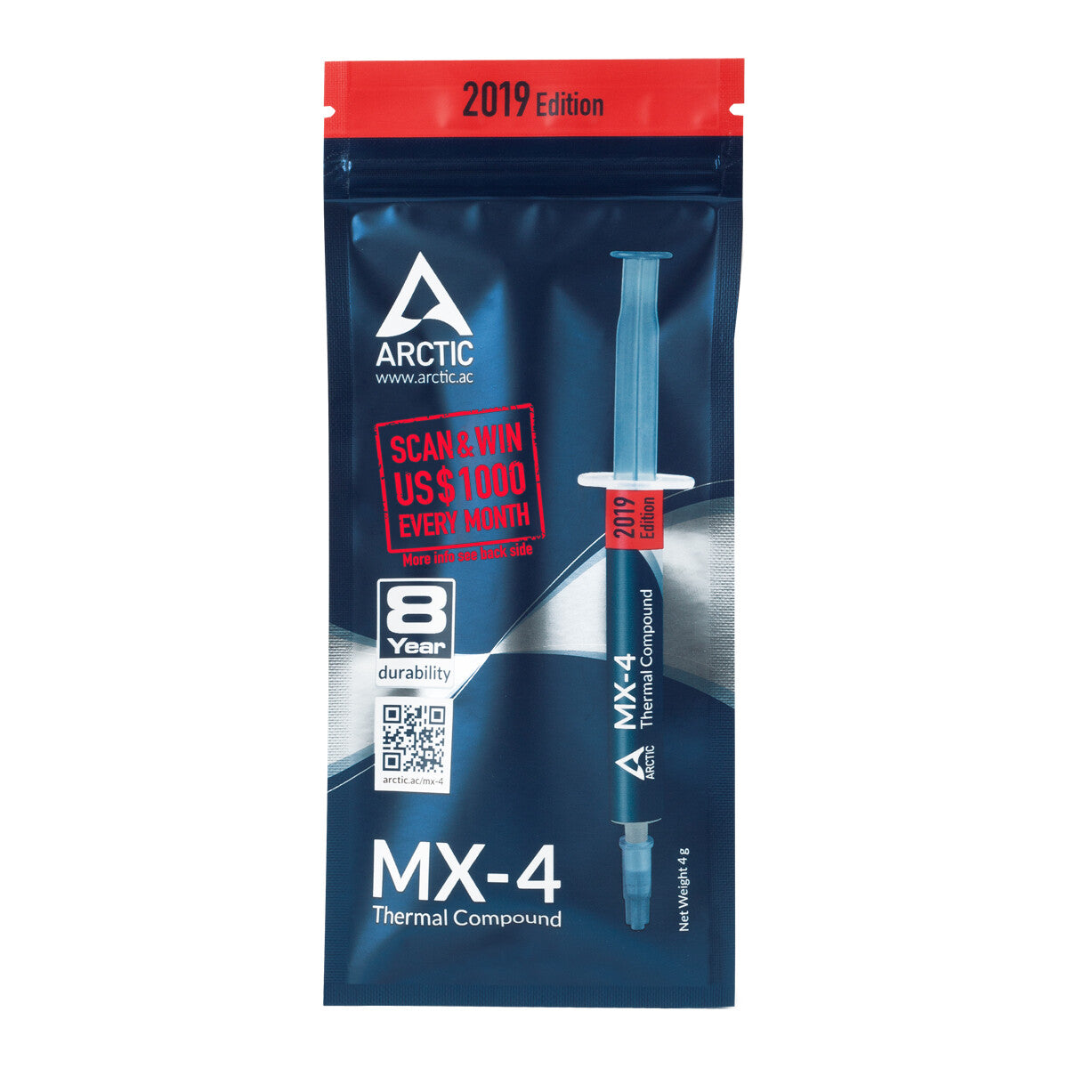 ARCTIC MX-4 kølekomponent Termisk pasta 8,5 W/mK 4 g