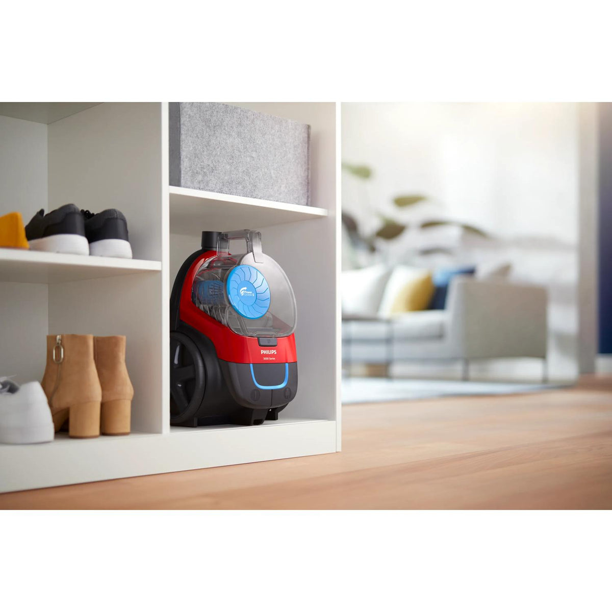 Philips PowerPro Compact FC9330 Støvsuger 1.5liter Sportsrød