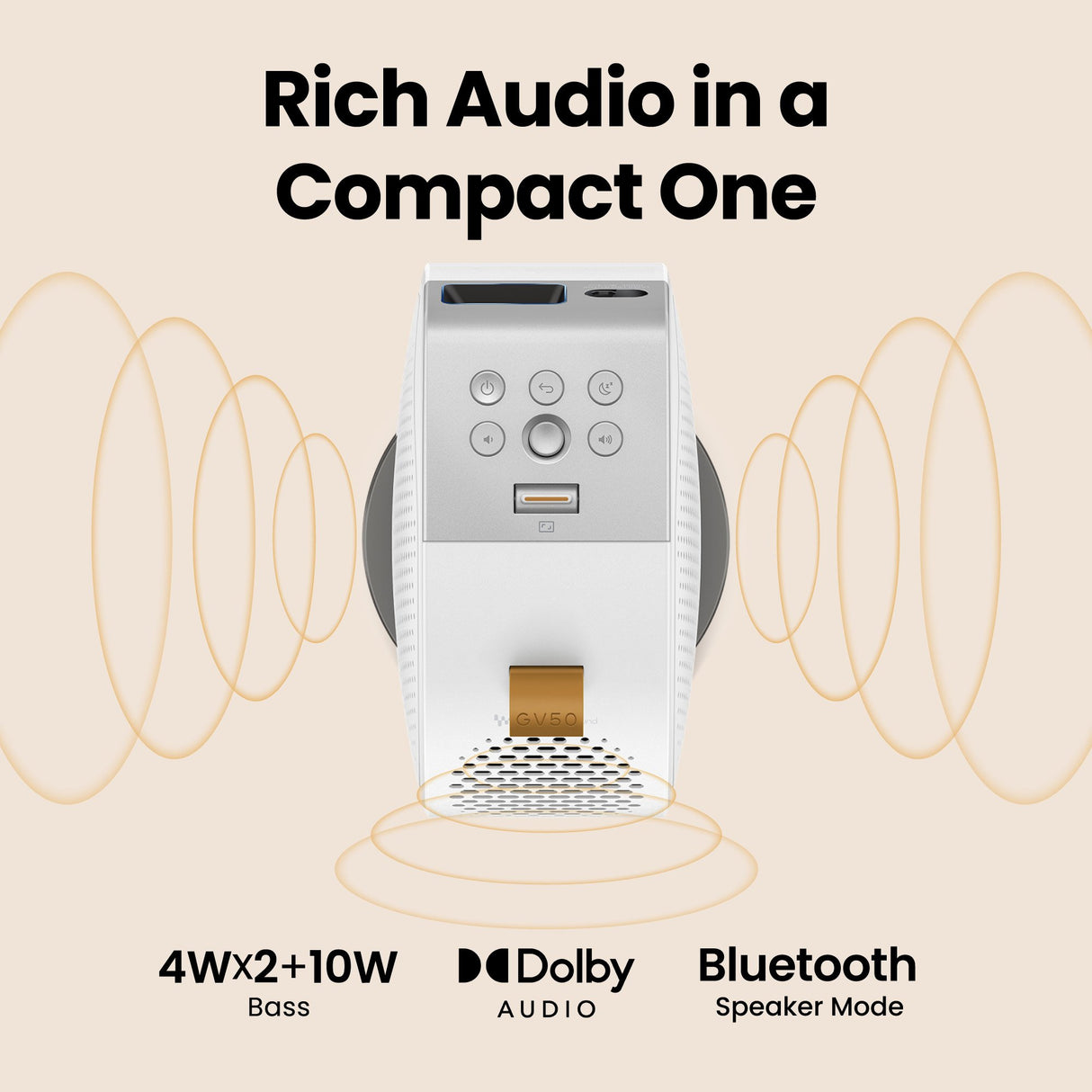 BenQ GV50 DLP-projektor Full HD USB-C HDMI