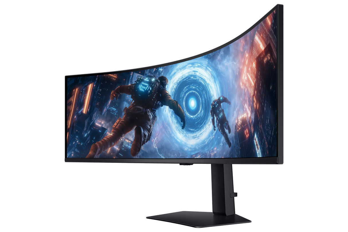 Samsung G91F computerskærm 124,5 cm (49") 5120 x 1440 pixel Dual QHD LCD Sort