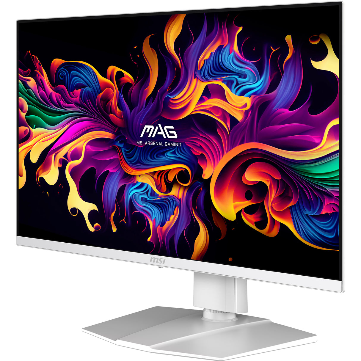 MSI MAG 272QPW QD-OLED X28 computerskærm 67,3 cm (26.5") 2560 x 1440 pixel Wide Quad HD Hvid