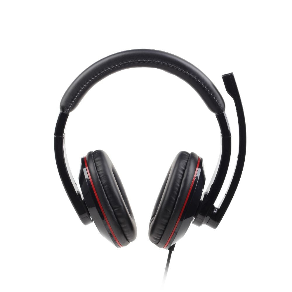 Gembird MHS-001 hovedtelefoner/headset Ledningsført Musik Sort