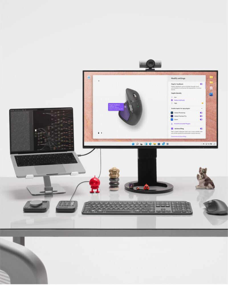 Logitech MX Master 4 mus Kontor Højre hånd RF trådløs + Bluetooth Laser 8000 dpi