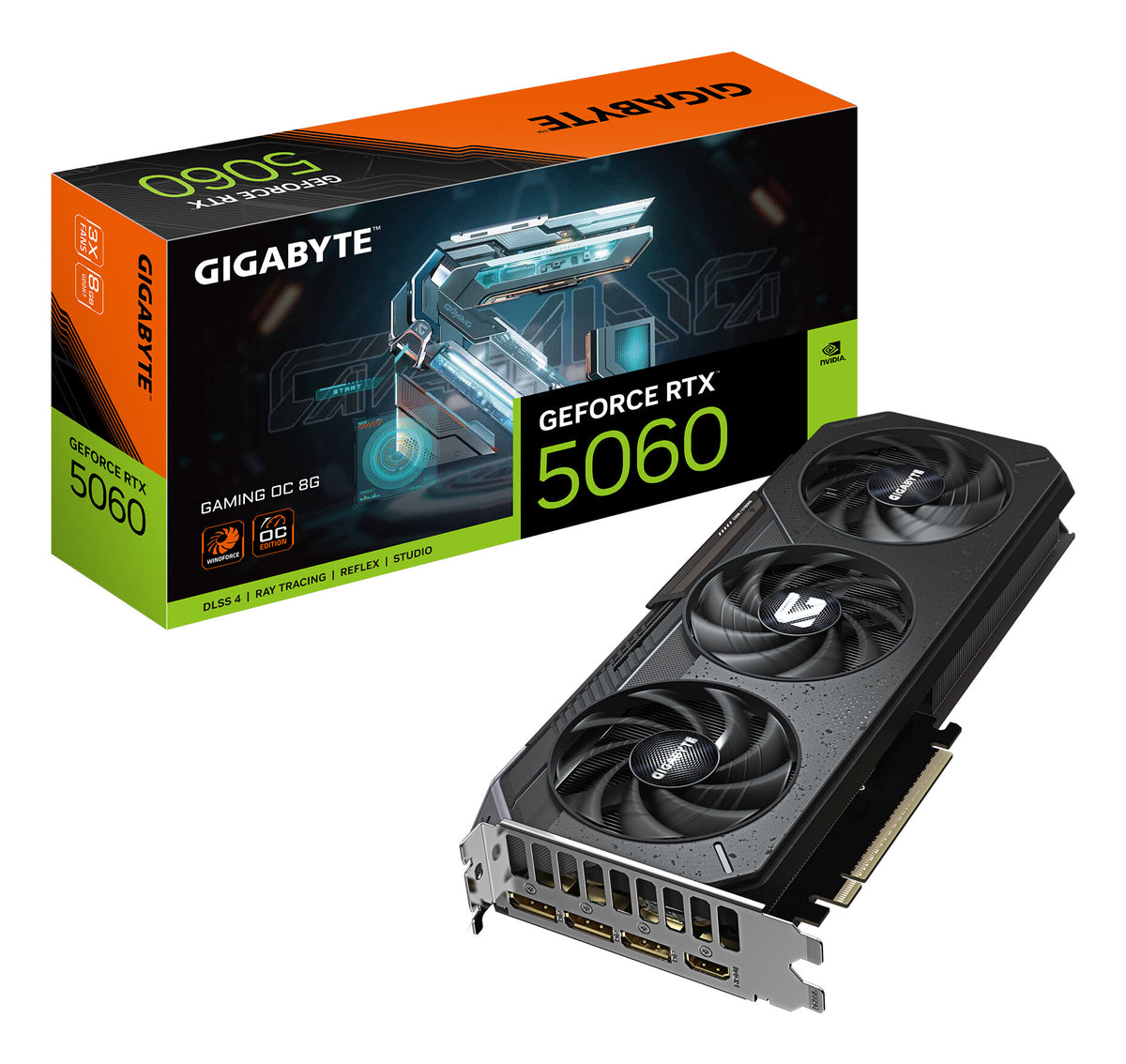 GIGABYTE GeForce RTX 5060 GAMING OC 8G Graphics Card