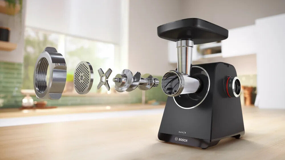 Bosch Food Mincer | MFWS430B | Black | Number of speeds 2 | Throughput (kg/min) 2.5