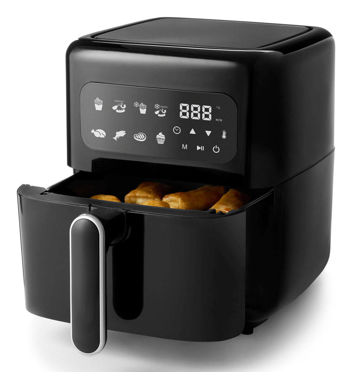 Fritel SnackTastic 4303 Enkelt 2,8 L Enkeltstående 1200 W Varmluftsteger Sort