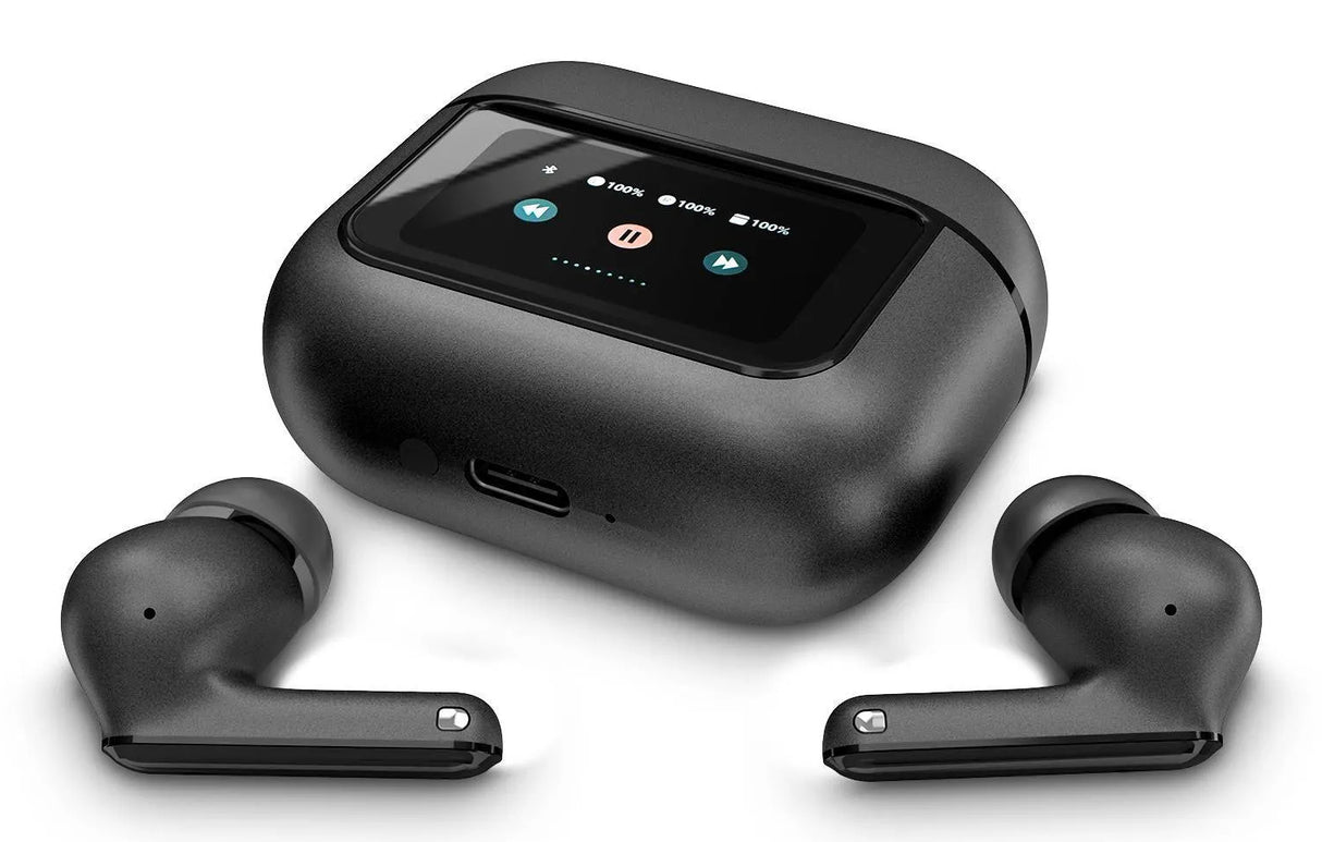 Energy Sistem Display ANC Headset True Wireless Stereo (TWS) I ørerne Opkald/musik USB Type-C Bluetooth Sort