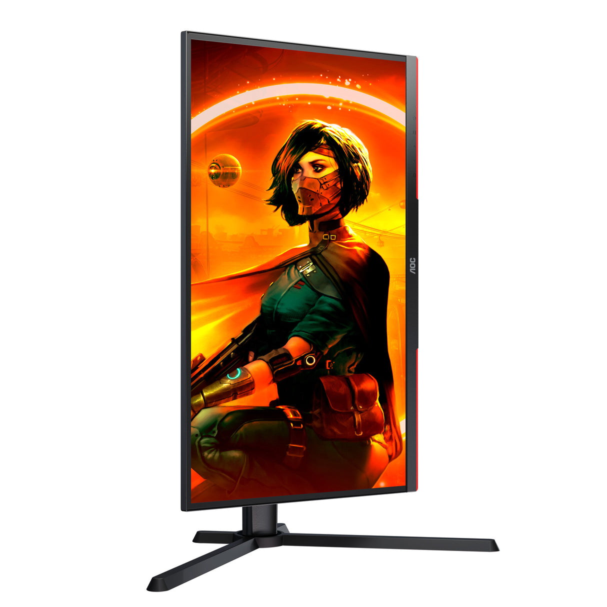 AOC G3 25G3ZM/BK computerskærm 62,2 cm (24.5") 1920 x 1080 pixel Fuld HD Sort, Rød
