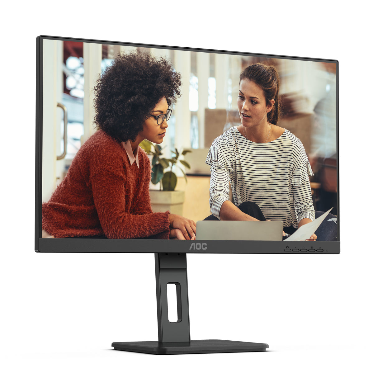 AOC Q27E3UMF computerskærm 68,6 cm (27") 2560 x 1440 pixel Quad HD Sort