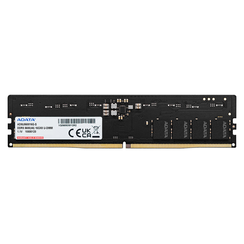 ADATA DDR5 SDRAM 16GB 5600MHz On-die ECC DIMM 288-PIN