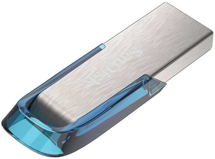 SanDisk Ultra Flair USB-nøgle 32 GB USB Type-A 3.2 Gen 1 (3.1 Gen 1) Blå, Sølv