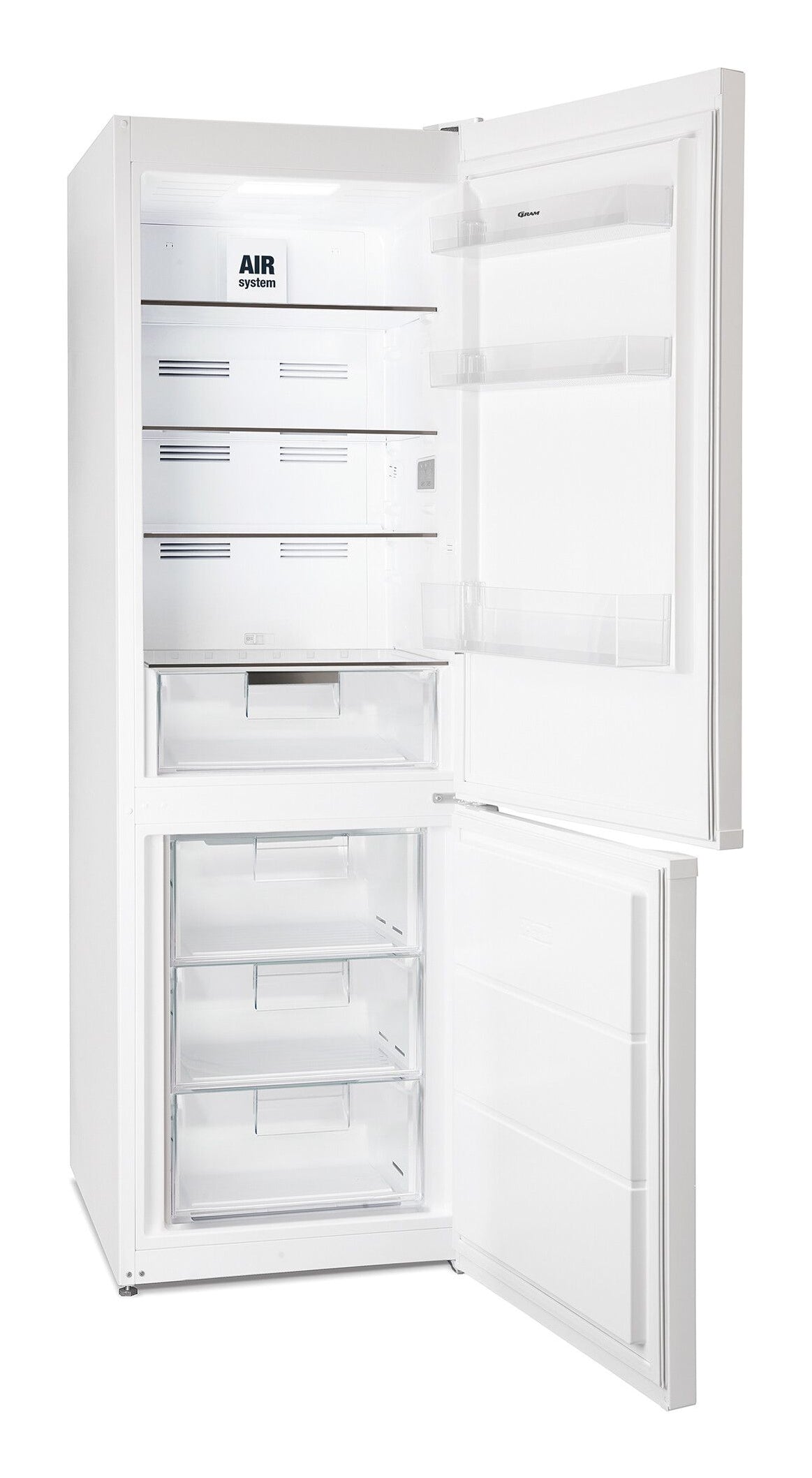 Gram KF 411864 N-2 fritstående kølefryseskab