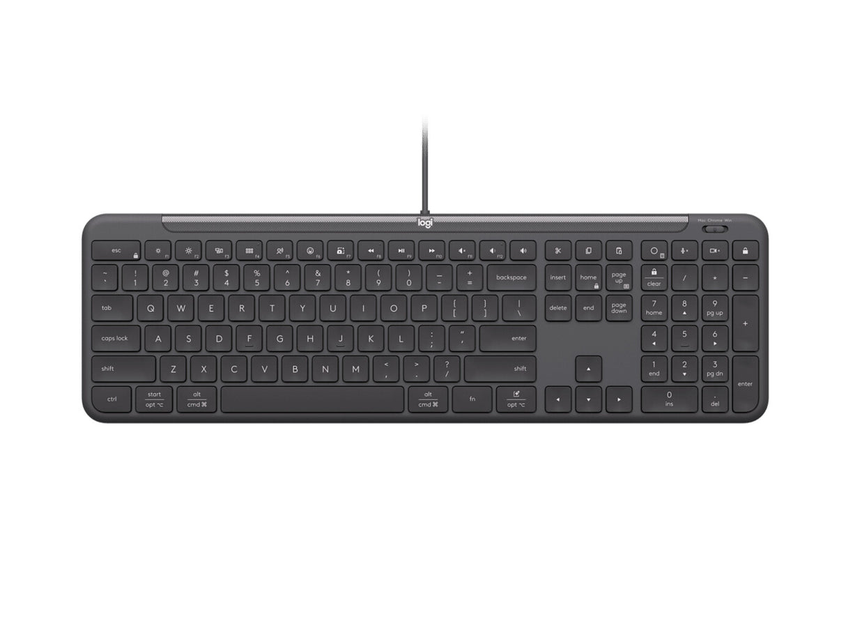 Logitech Signature Slim K620 For Business tastatur Universel USB QWERTY Nordisk Grafit