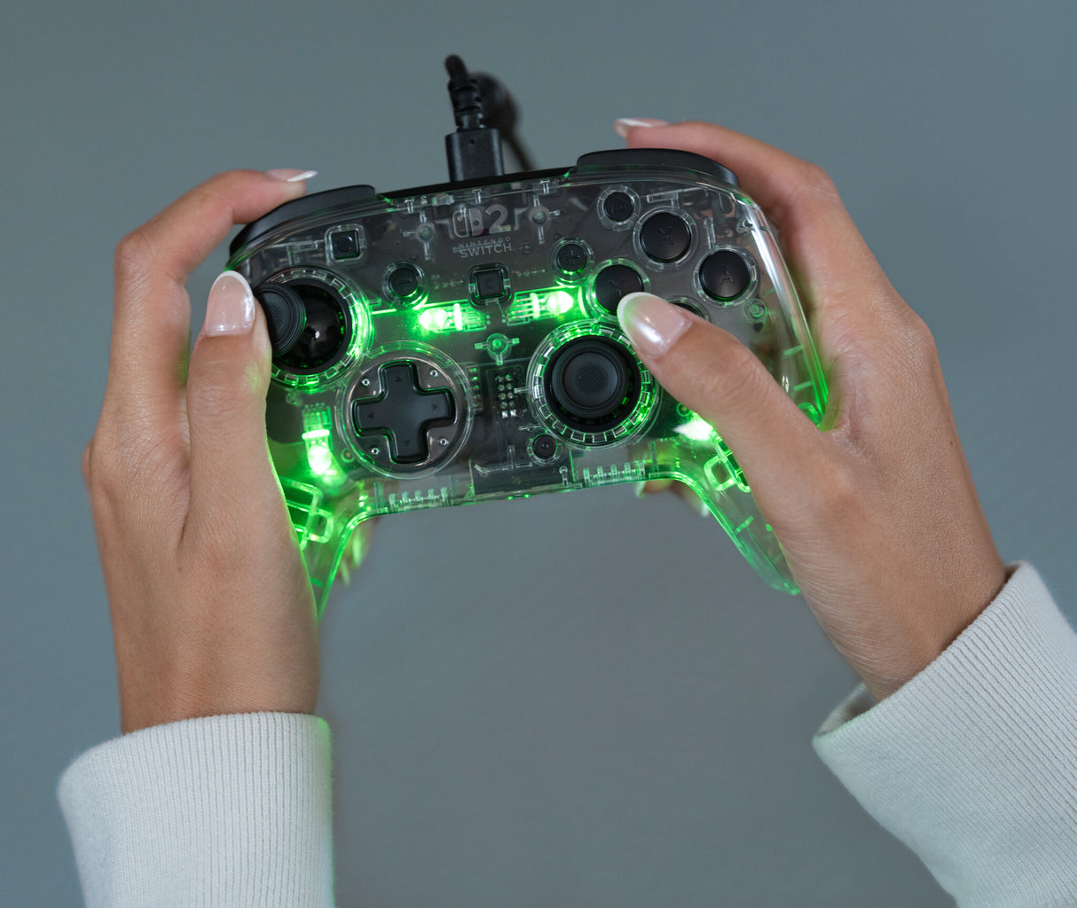 Turtle Beach TBC-8004-95 spil-controller Gennemsigtig USB Gamepad Nintendo Switch, Nintendo Switch 2, Nintendo Switch OLED