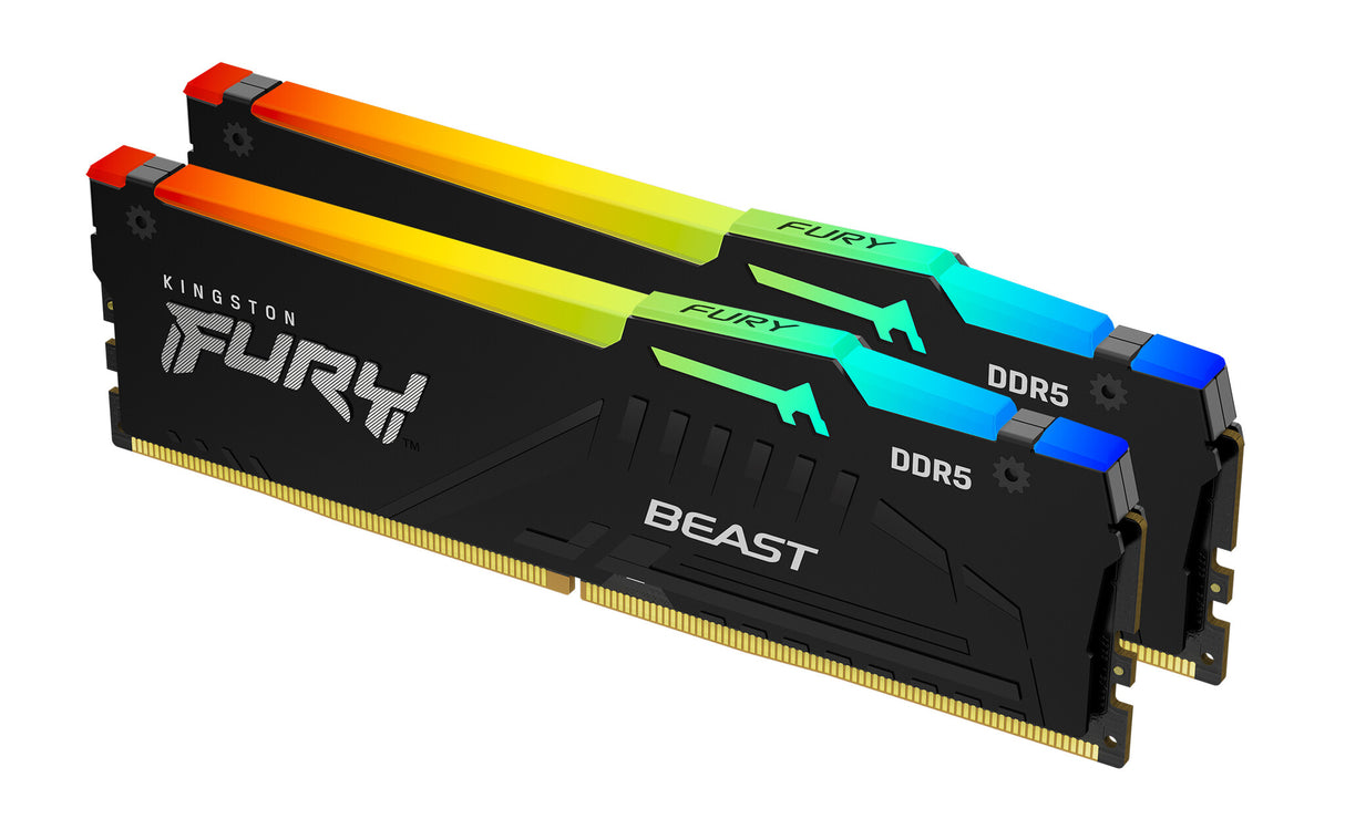 Kingston Technology FURY Beast 16 GB 5600 MT/s DDR5 CL36 DIMM (sæt med 2) RGB EXPO