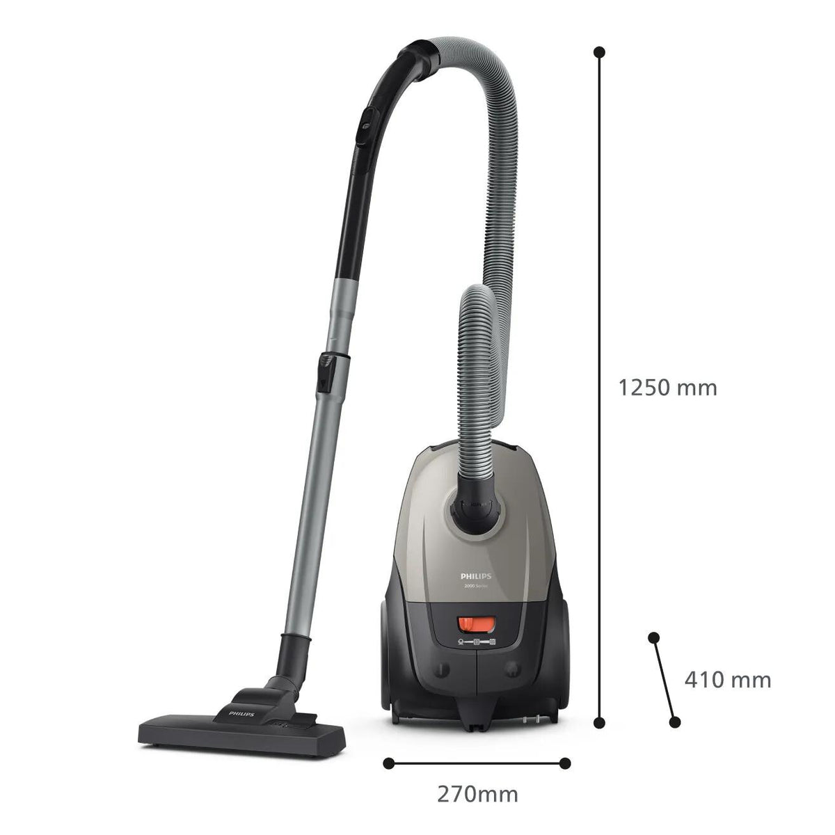 Philips 2000 series XD2152/12 vacuum 3 L Cylinder vacuum Dry 850 W Dust bag