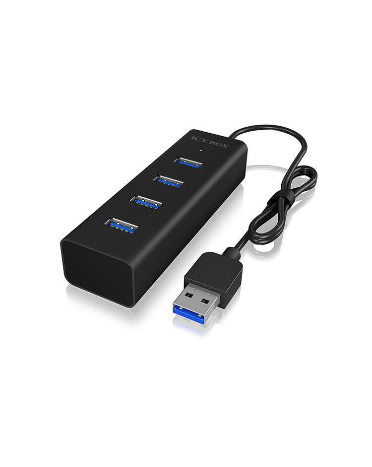 ICY BOX IB-HUB1409-U3 USB 3.2 Gen 1 (3.1 Gen 1) Type-A 5000 Mbit/s Sort