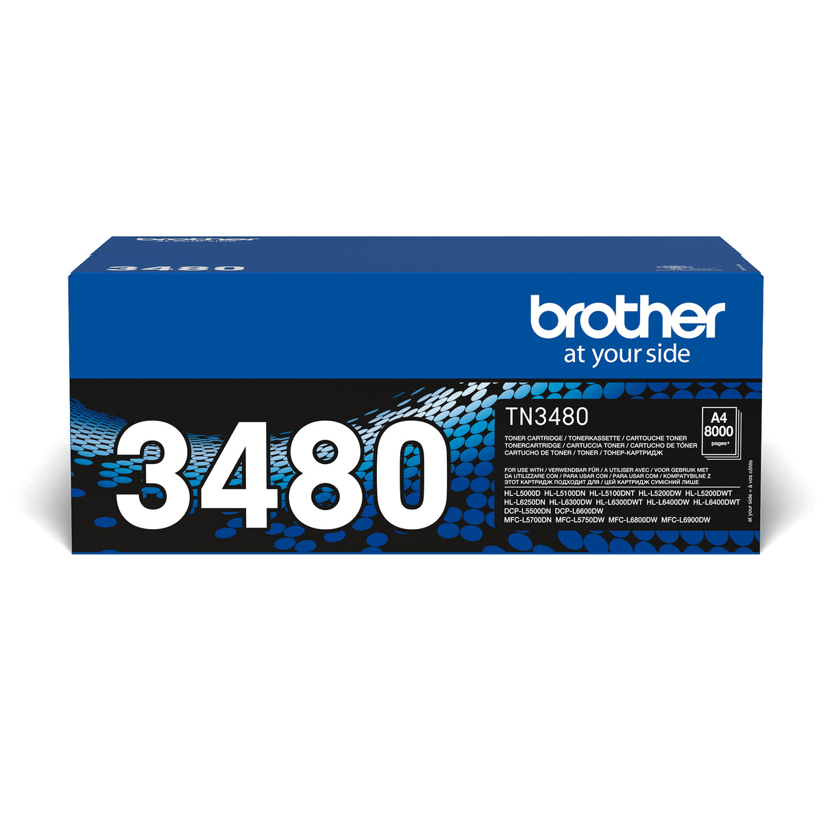 Brother TN-3480 tonerpatron 1 stk Original Sort
