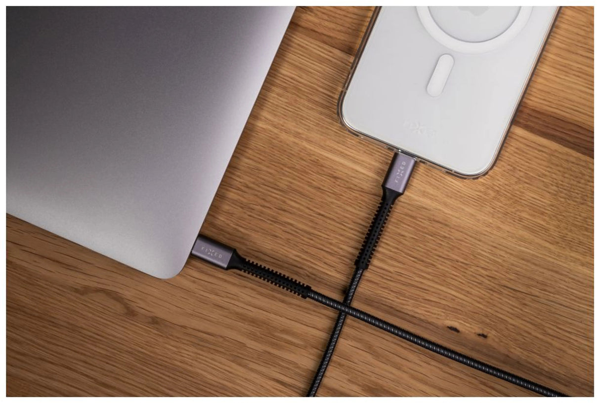 FIXED FIXDA-CC2-GR USB-kabel USB 2.0 2 m USB C 4,8 Gbit/sek. 240 W Grå