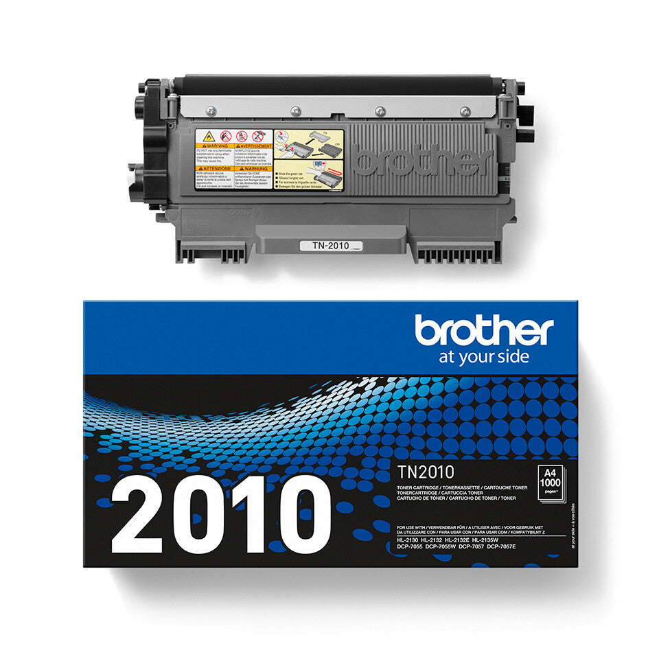 Brother TN-2010 tonerpatron 1 stk Original Sort