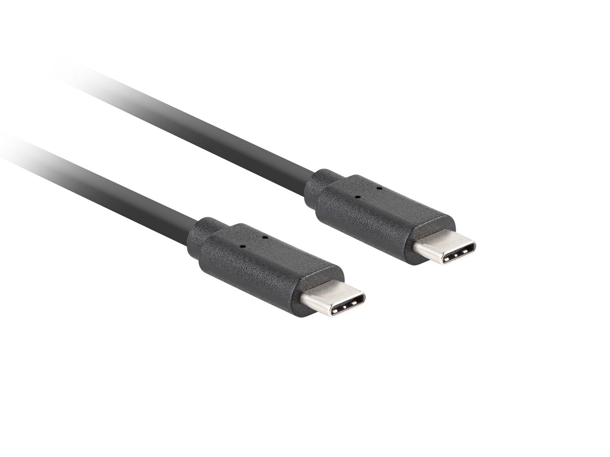 Lanberg CA-CMCM-32CU-0010-BK USB-kabel USB 3.2 Gen 2 (3.1 Gen 2) 1 m USB C Sort