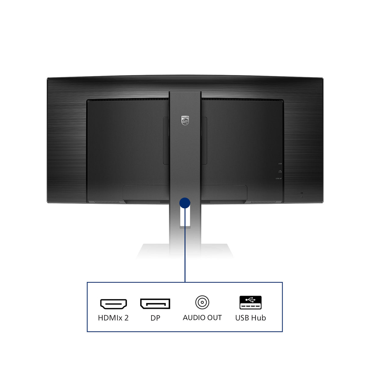 Philips B Line 345B1C/00 computerskærm 86,4 cm (34") 3440 x 1440 pixel Quad HD LCD Sort
