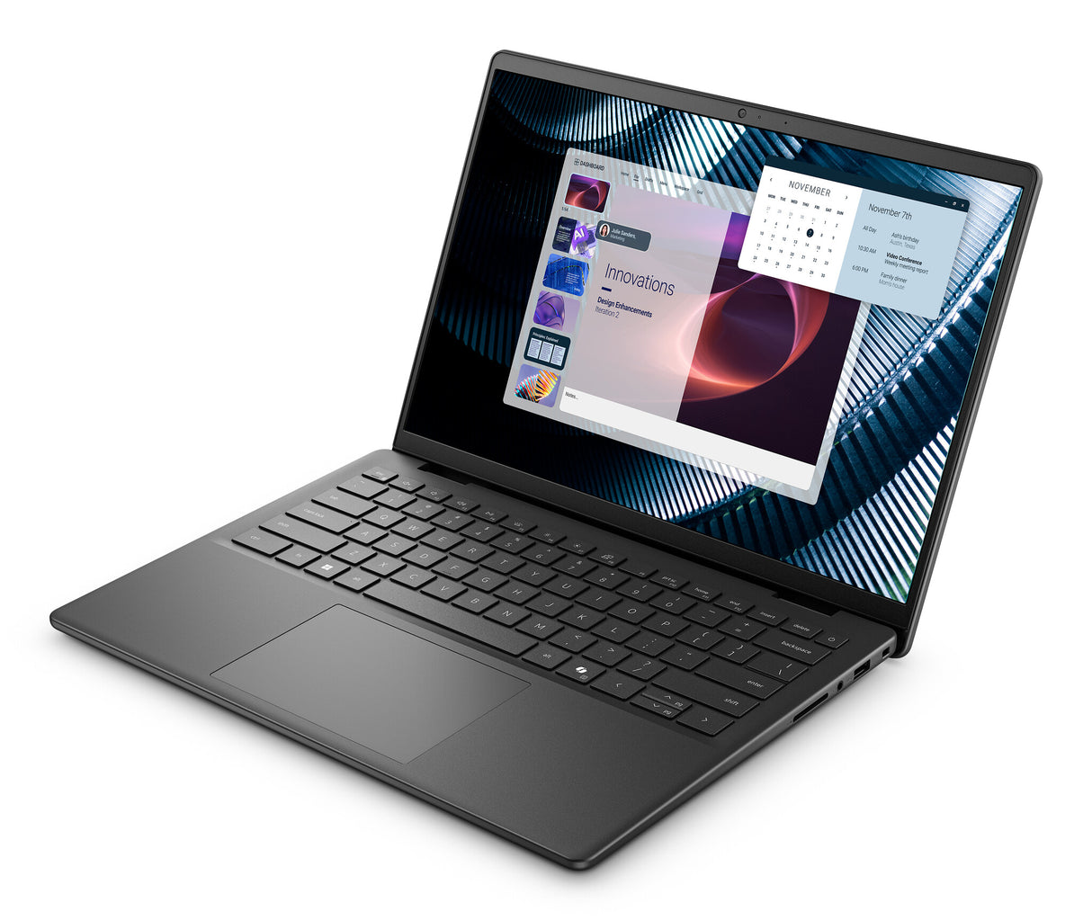 DELL Pro 14 Essential PV14250 Intel Core 7 150U Laptop 35,6 cm (14") Full HD+ 16 GB DDR5-SDRAM 512 GB SSD Wi-Fi 6 (802.11ax) Windows 11 Pro Nordisk Sort