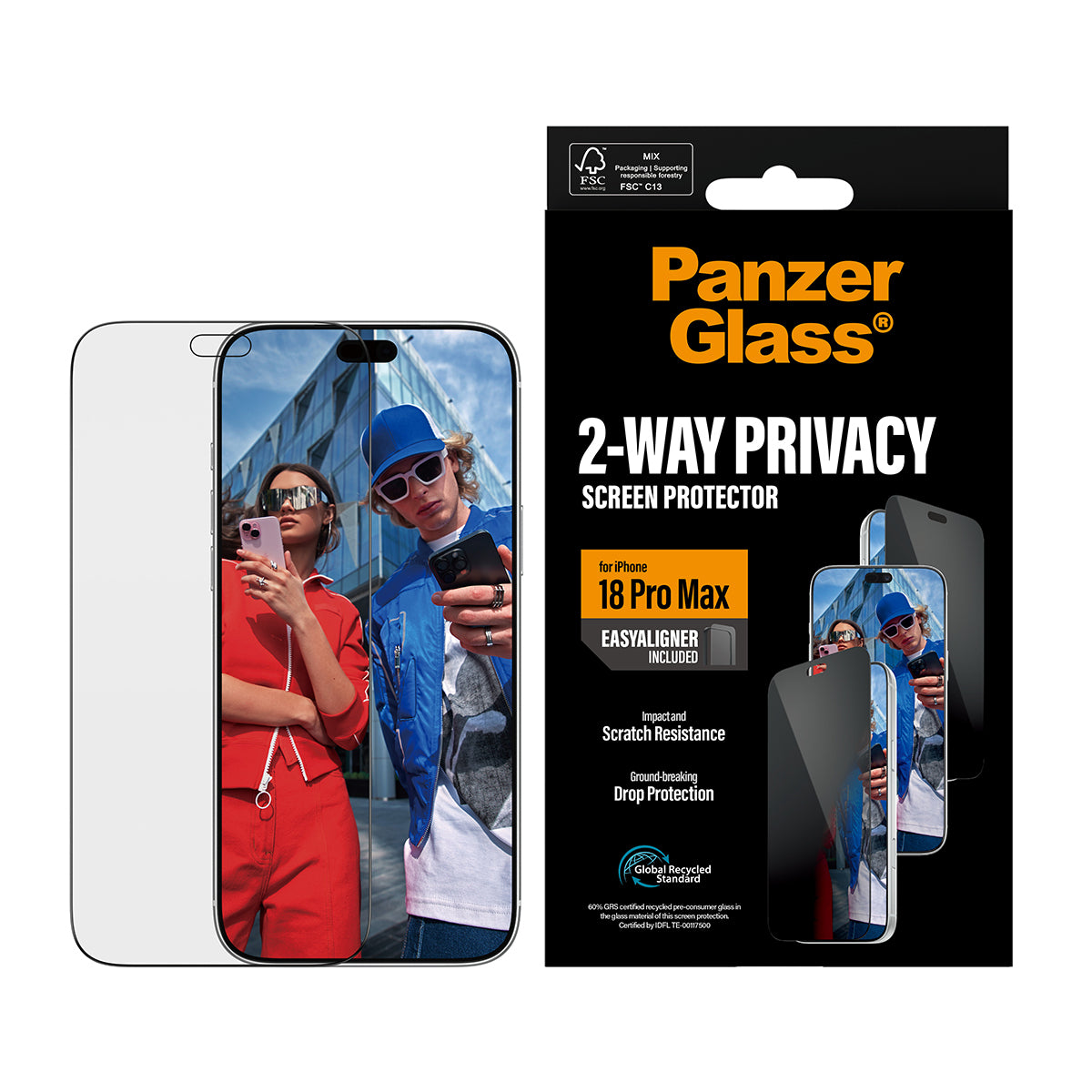 PanzerGlass Sort Transparent Apple iPhone 18 Pro Max