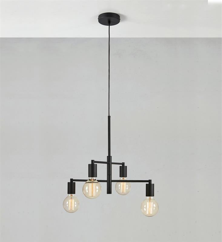 Markslöjd Cielo 4L black lysekrone