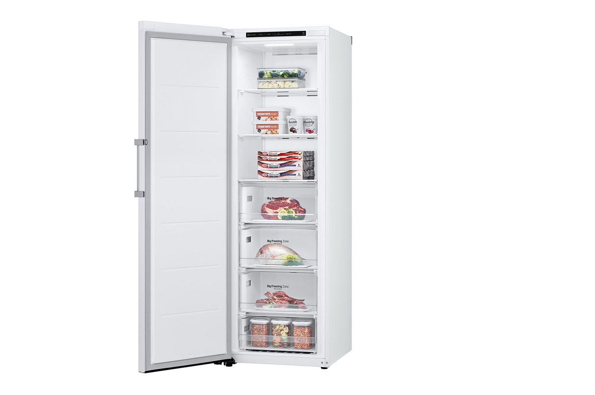 LG GFT41SWGSZ fryser Stående fryser Fritstående 324 L Hvid