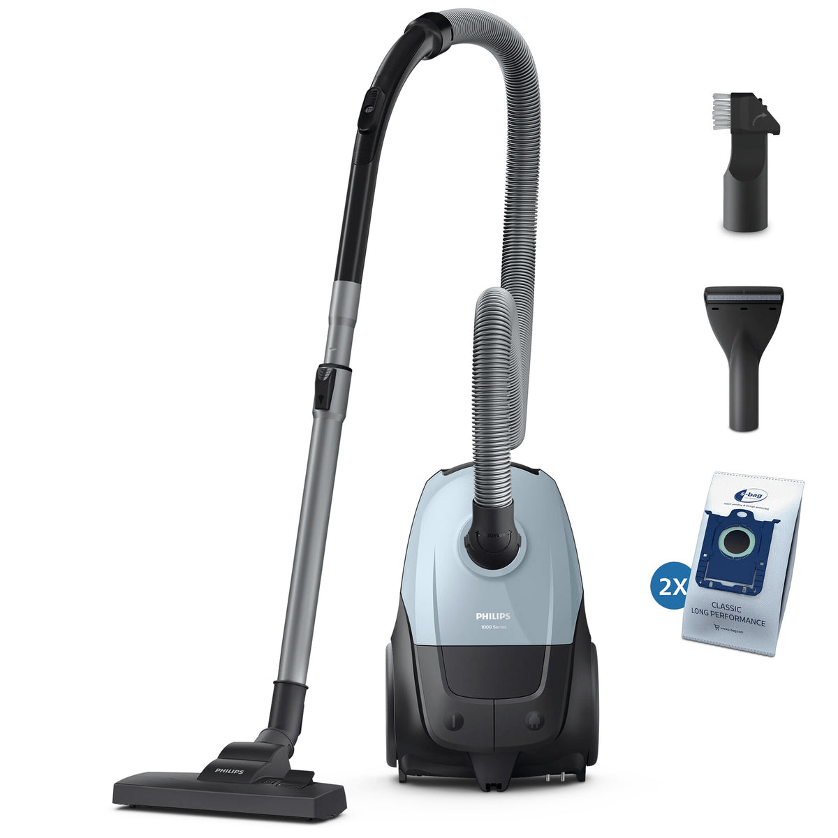 Philips 2000 series XD1142/10 vacuum 3 L Cylinder vacuum Dry 800 W Dust bag