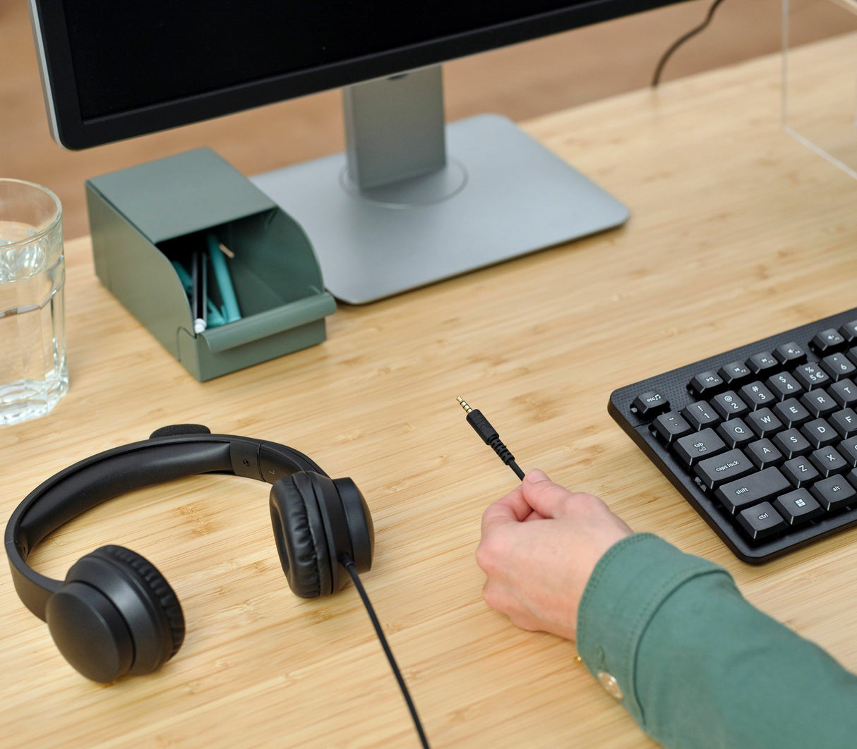 Trust HS-150 Headset Ledningsført Kontor/Callcenter Sort