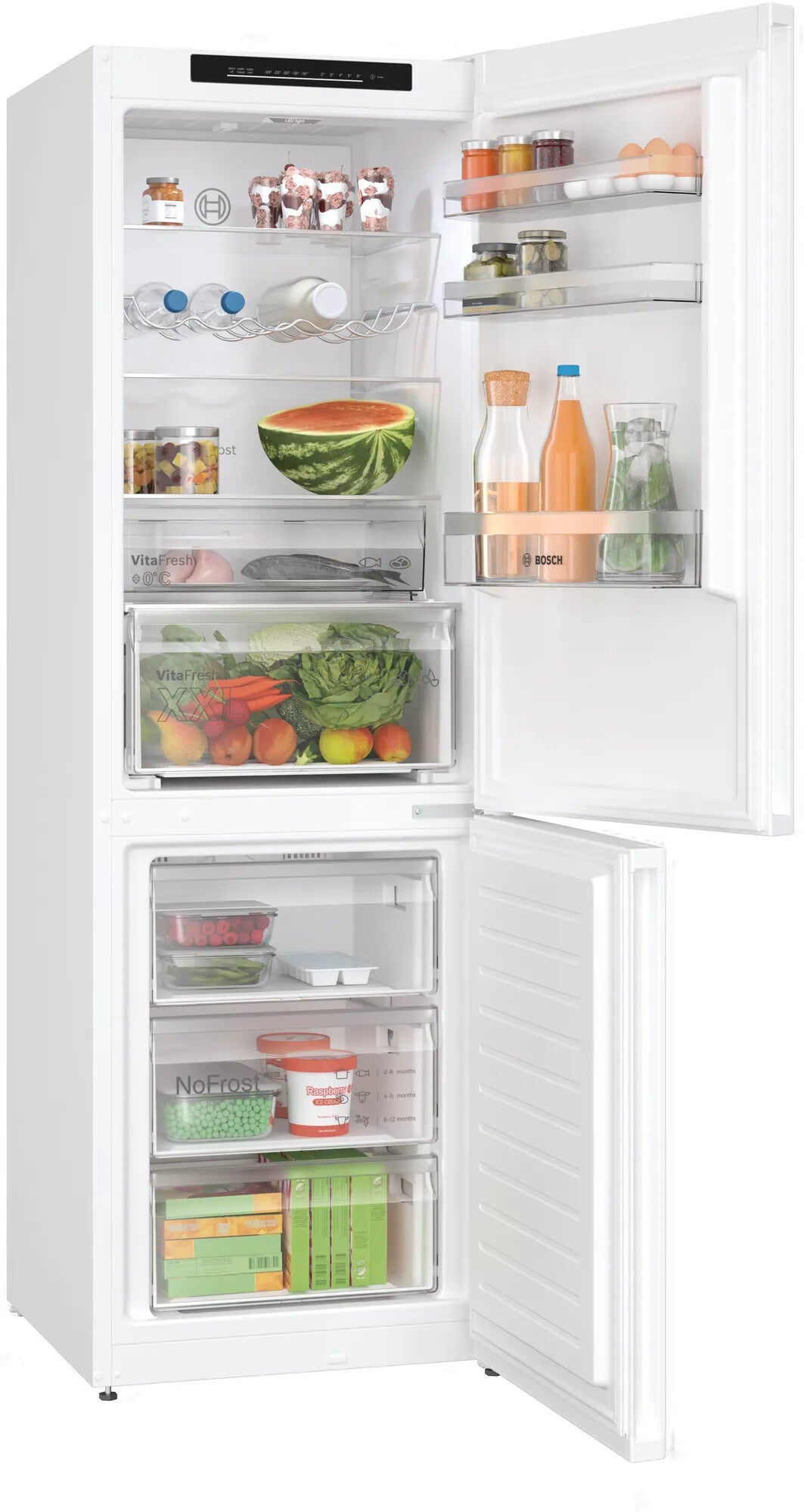 Bosch KGN362WDF fritstående kølefryseskab
