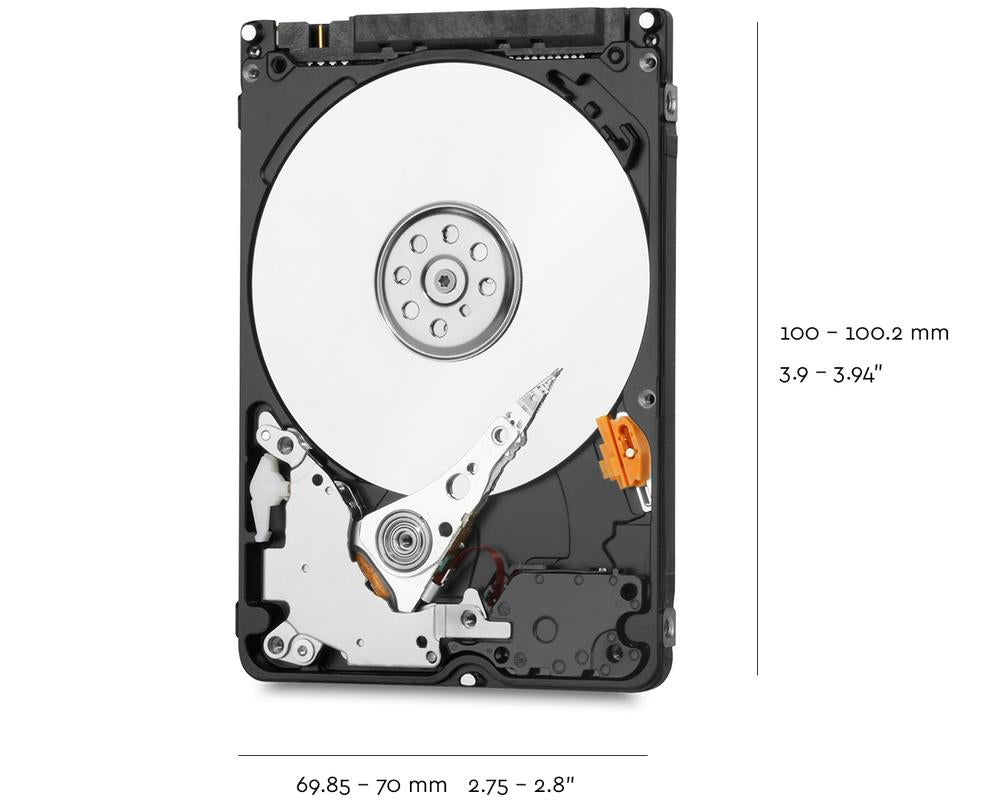WD Blue Harddisk WD20SPZX 2TB 2.5 SATA-600 5400rpm