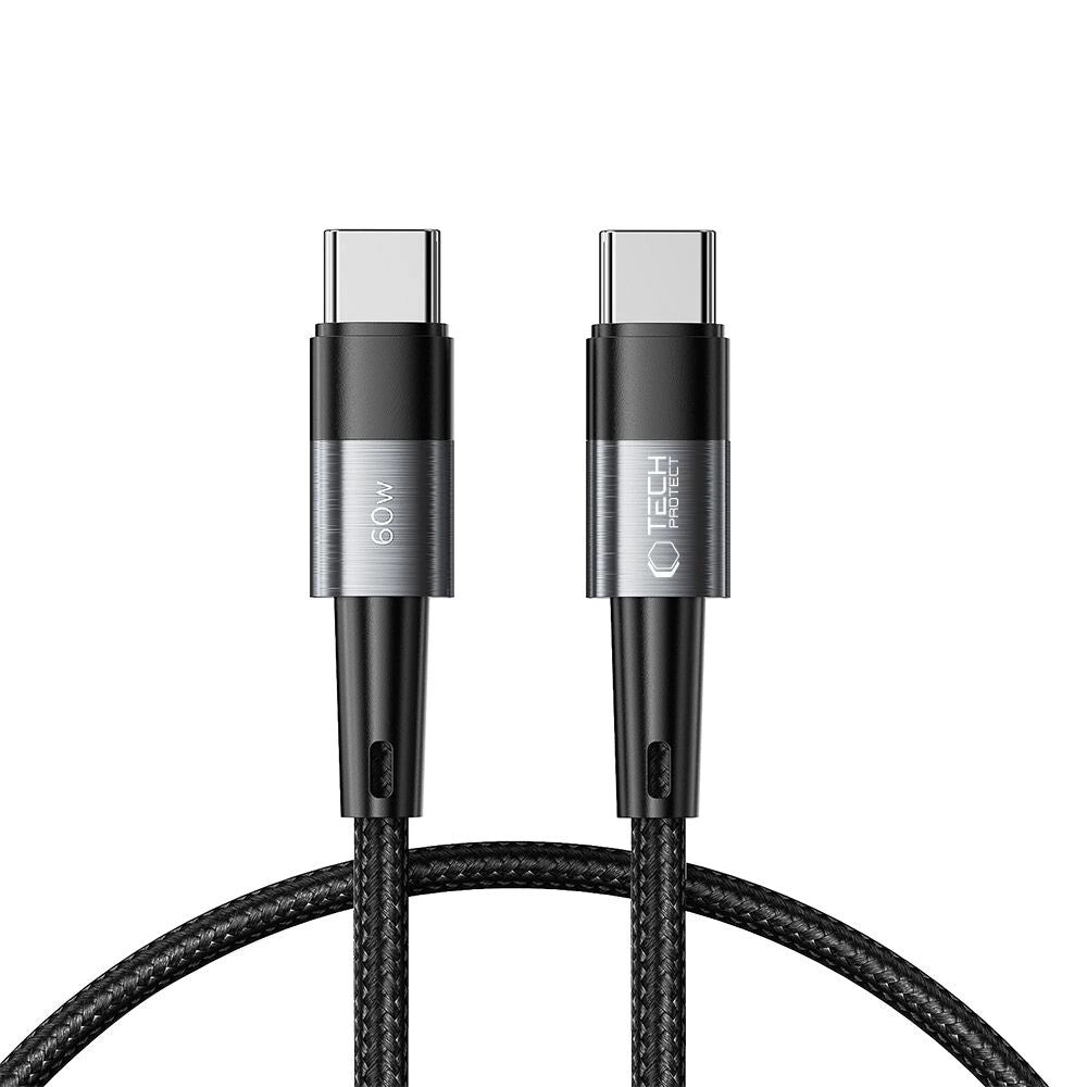 Tech-Protect 5906203699469 USB-kabel 1 m USB C 0,48 Gbit/sek. 60 W Grå