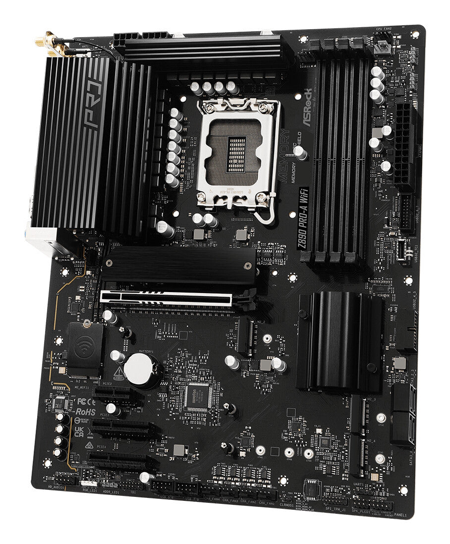 Asrock Z890 Pro-A WiFi Intel Z890 LGA 1851 (Socket V1) ATX