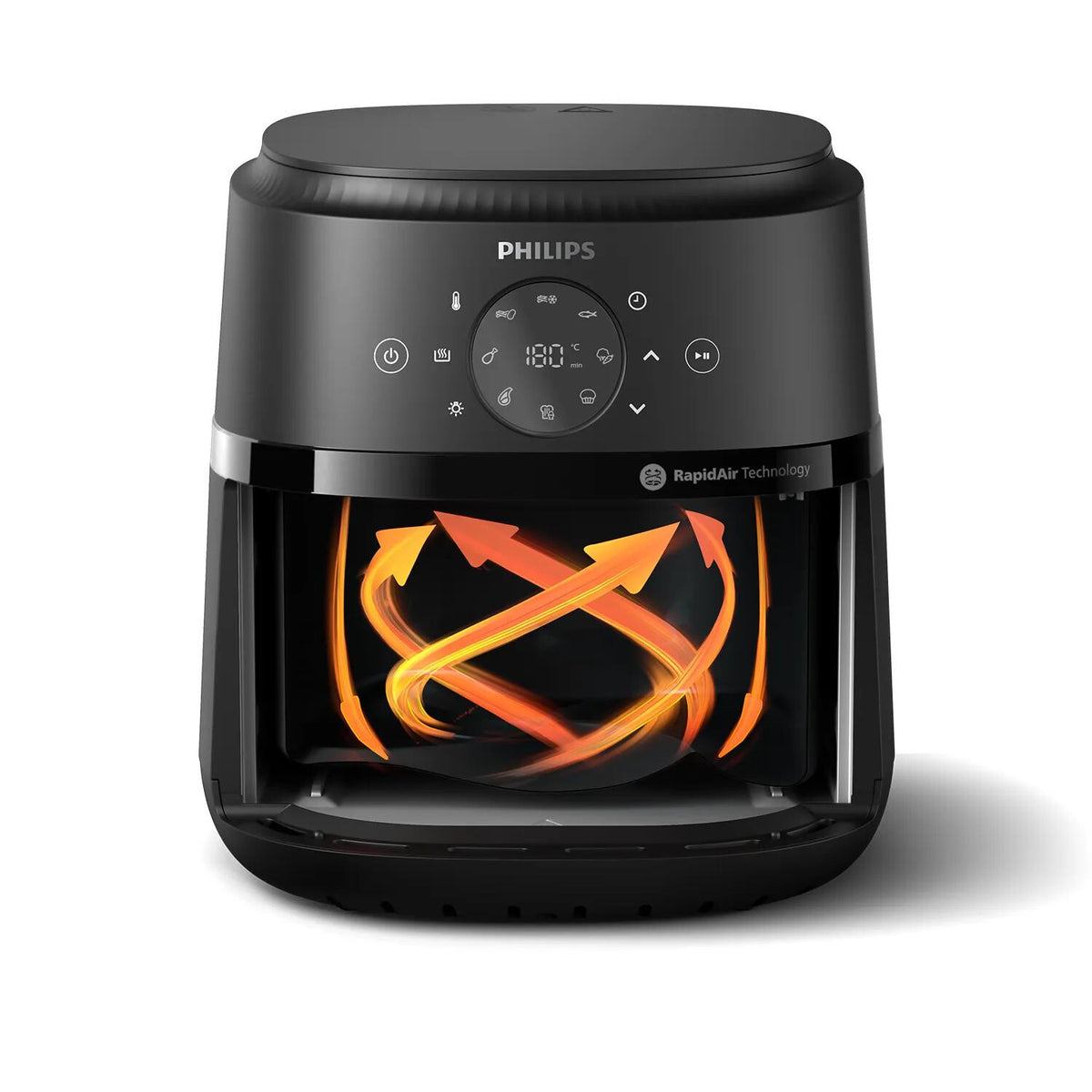Philips 2000 Series NA221 Airfryer 1.5kW Sort/ sølv