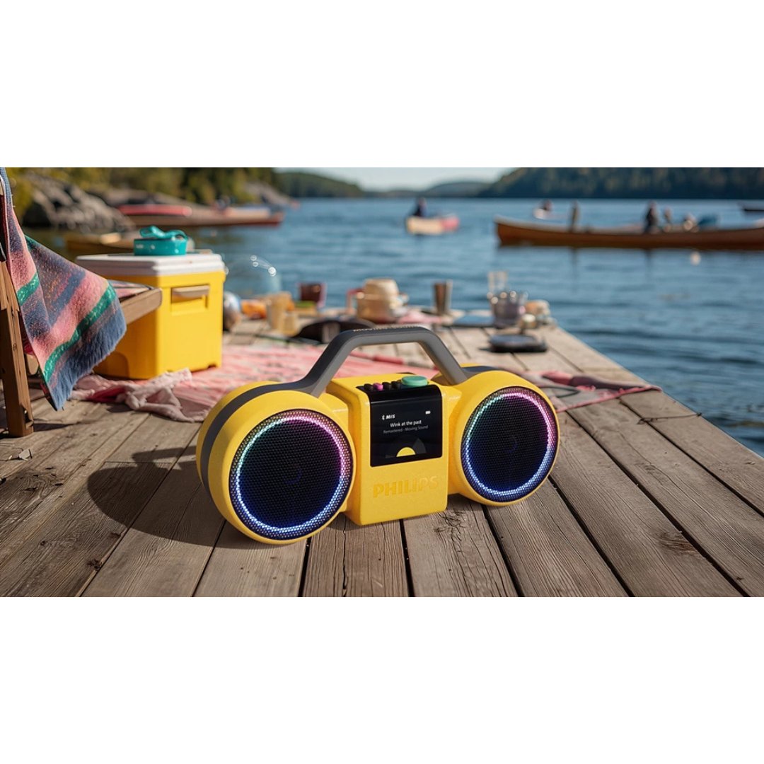 Philips TAMS60 - The Roller Boombox - gul