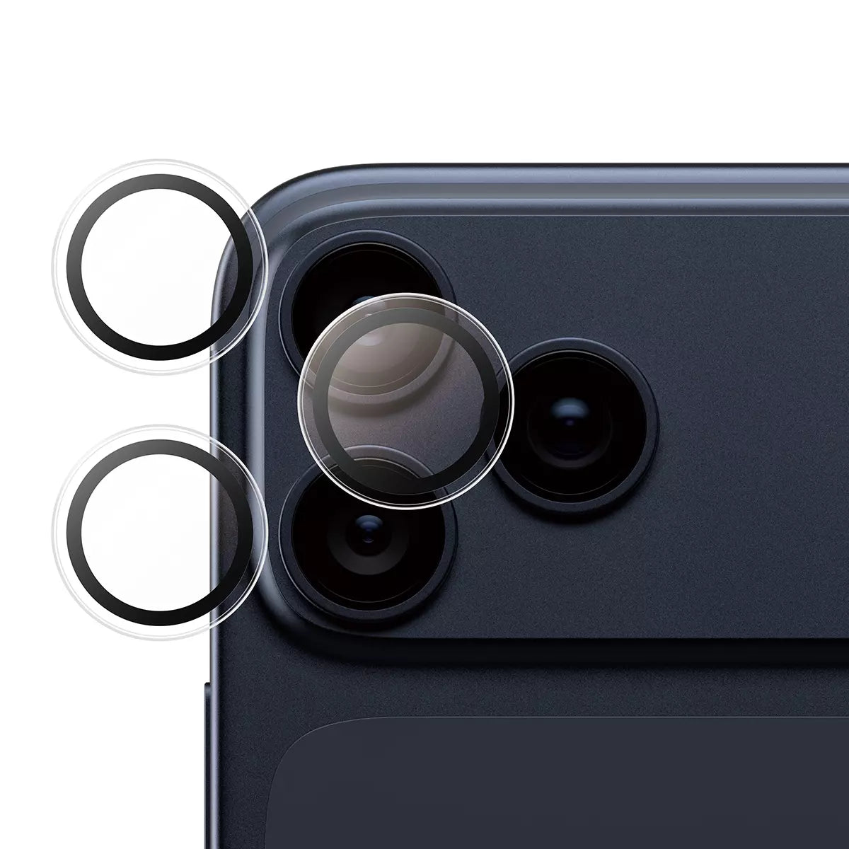 Safe by PanzerGlass kameralinsebeskytter transparent til iPhone 17 Pro | iPhone 17 Pro Max | iPhone 16 Pro | 16 Pro Max