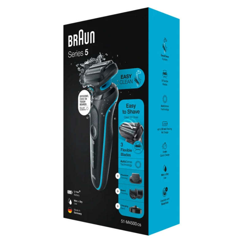 Braun Series 5 51-M4500cs Barbermaskine Sort Blå
