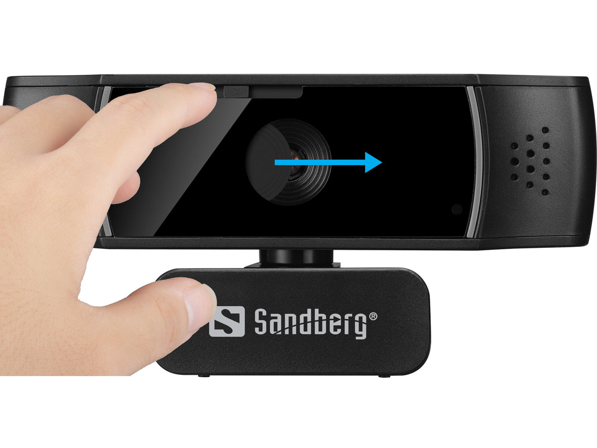 Sandberg 134-38 webcam 2,07 MP 1920 x 1080 pixel USB 2.0 Sort