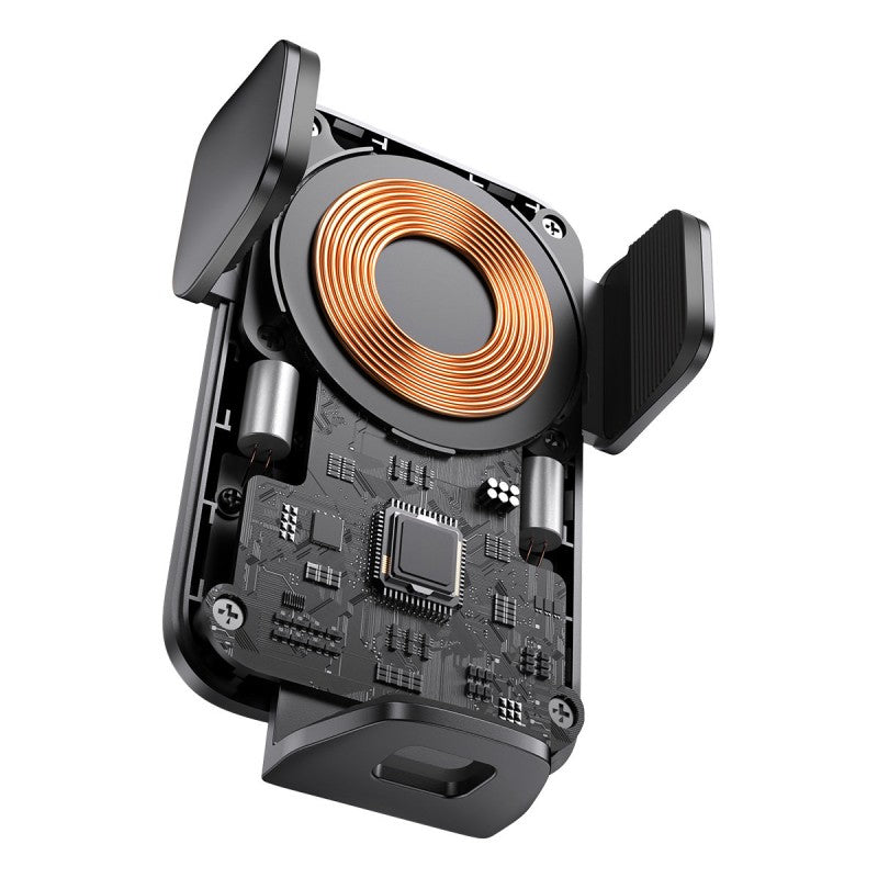 Baseus Wisdom Car Mount Wireless Charger Aktiv holder Mobiltelefon/Smartphone Sort