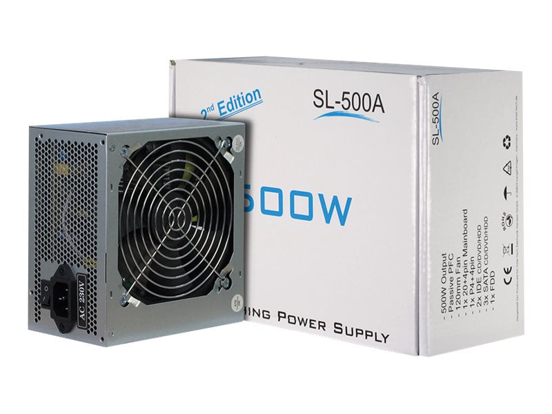 Inter-Tech SL-500A Strømforsyning 500Watt