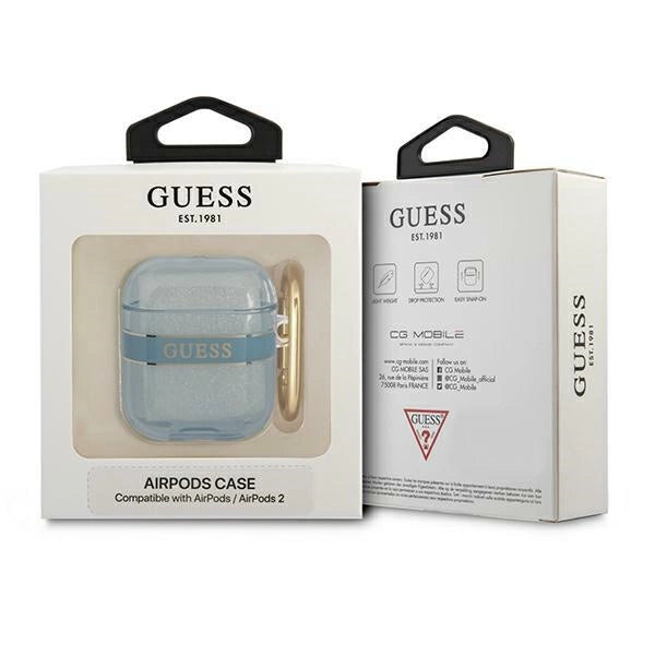 Guess GUA2HHTSB AirPods cover blå/blå Strap Collection