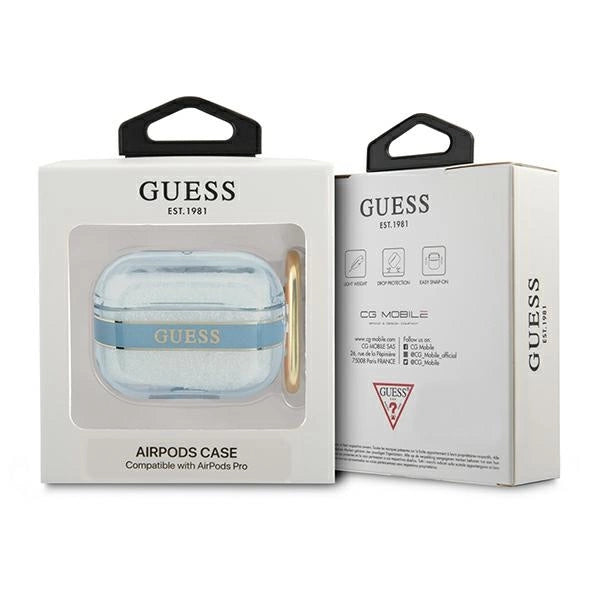 Guess GUAPHHTSB AirPods Pro cover blå/blå Strap Collection