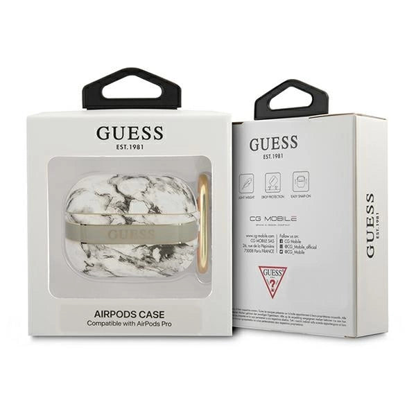 Guess GUAPHCHMAG AirPods Pro cover grå/grå Marble Strap Collection