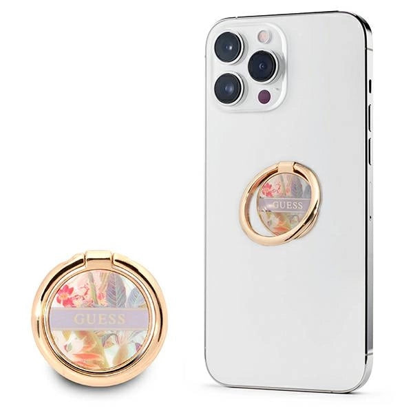 Guess Ring stand GURSHCHMAU lilla/ lilla blomst