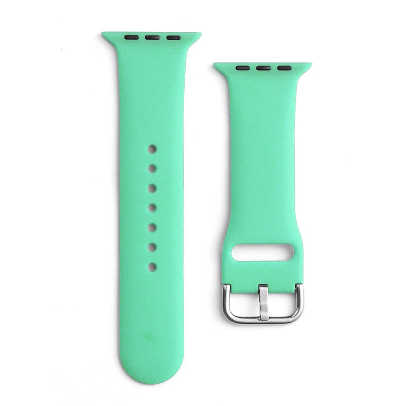 Silicone Strap APS til Apple Watch 38/40/41mm Strap Watch Armbånd - Mint