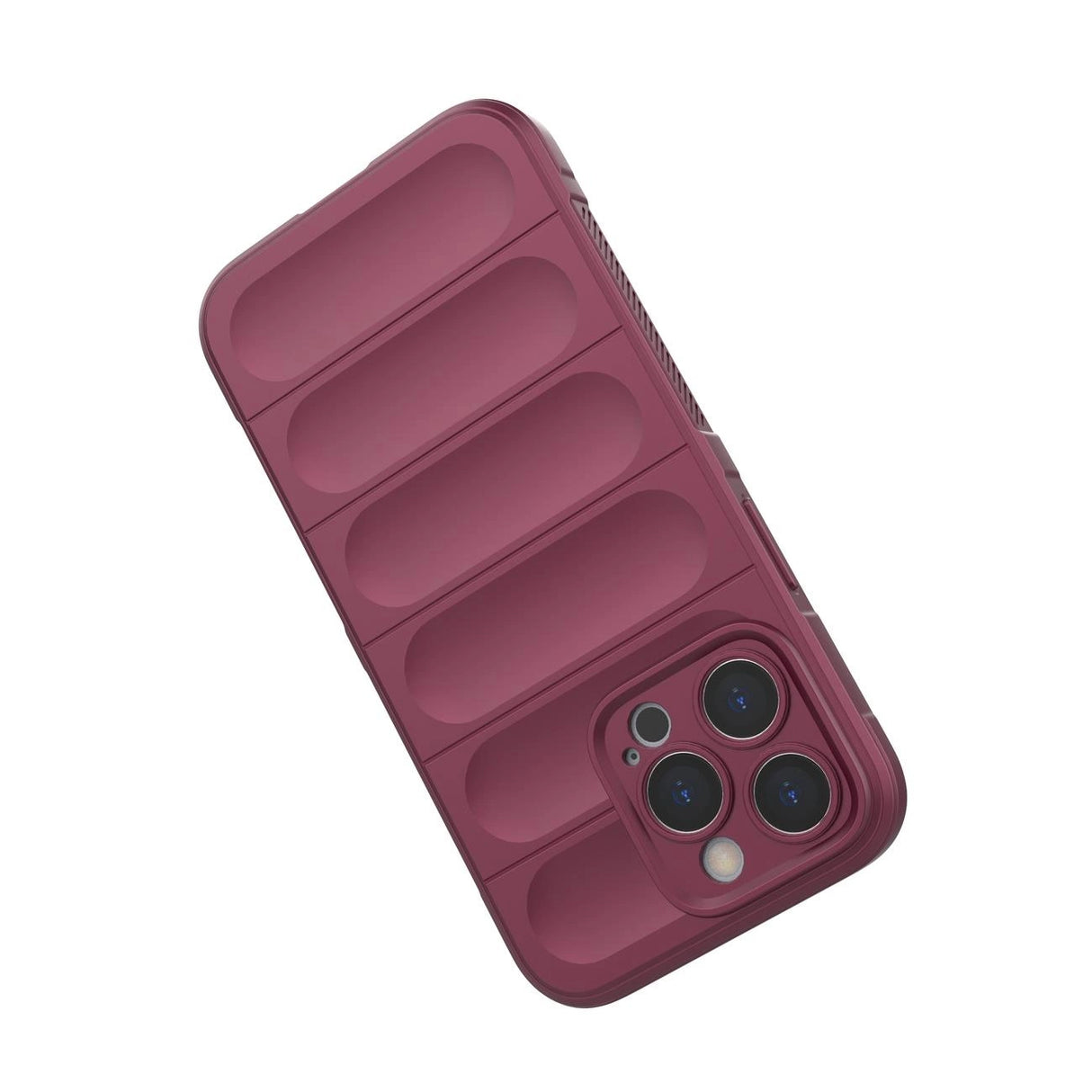 Magic Shield Case til iPhone 13 Pro Max fleksibelt pansret burgundy cover