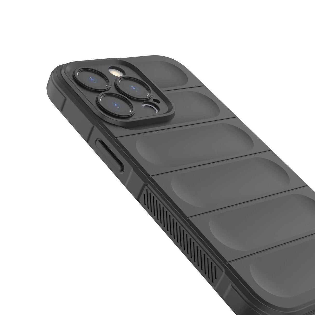 Magic Shield Case for iPhone 13 Pro Max fleksibelt pansret sag mørk blå